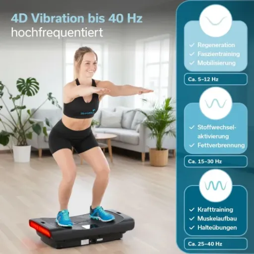 Avis Skandika Plateforme vibrante 4D V3000 Plus : une machine complète pour le renforcement à domicile