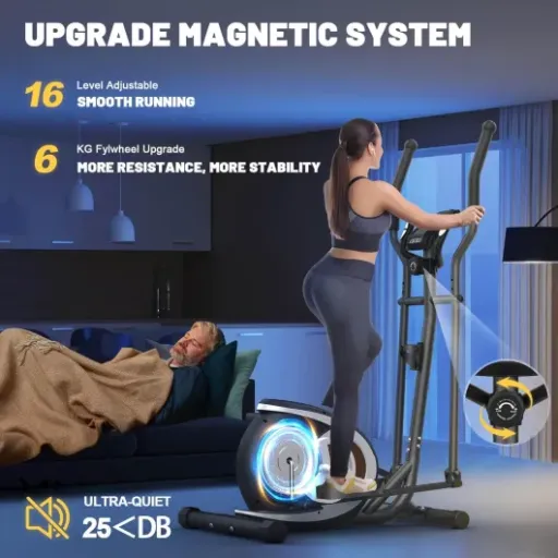 Avis Cowmew Machine Elliptique Magnétique : un vélo elliptique connecté et compact pour la maison