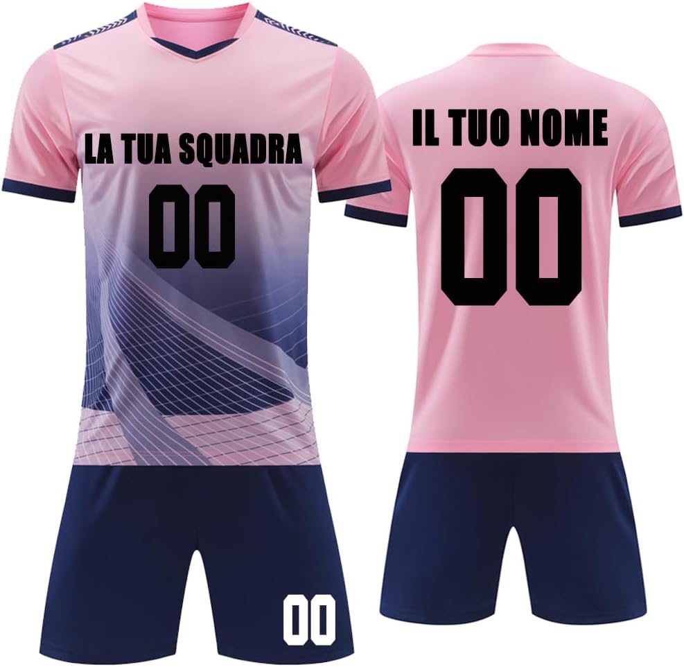 MEDUOLA Maillots et Ensembles de Football Personnalisés Maillots de Football Personnalisés avec Nom et Numéro T-Shirt de Football Personnalisés pour Adultes et Enfants