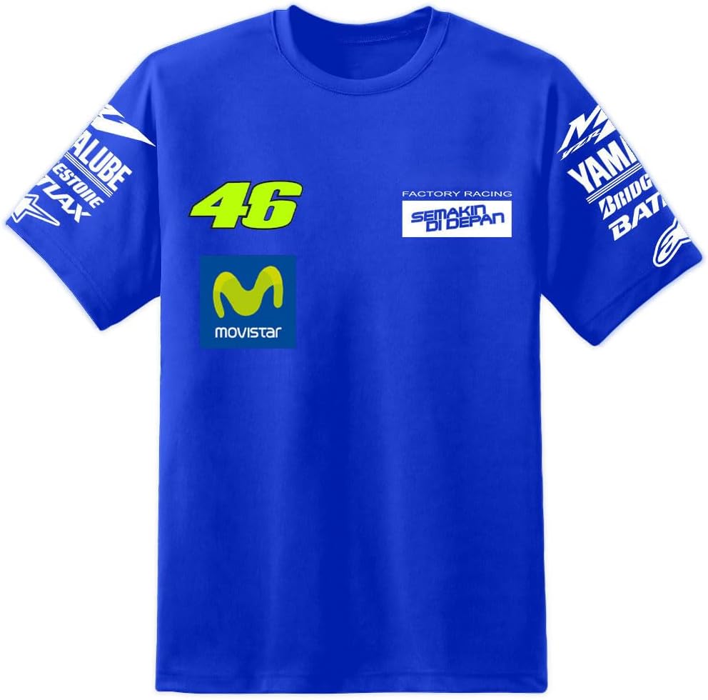 Yzr M1 Factory Racing T-shirt pour homme YZF R1 R6 Yoshimura Moriwaki