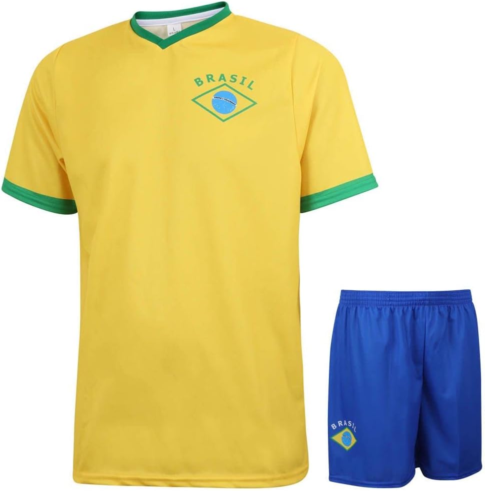 Maillot de Foot Brésil Domicile Football - Enfants et Adultes
