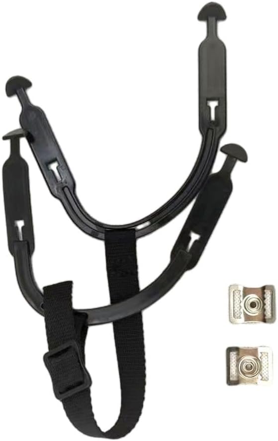 Mentonnière de casque de hockey de qualité professionnelle, matériau en nylon, fermeture à boucle pression