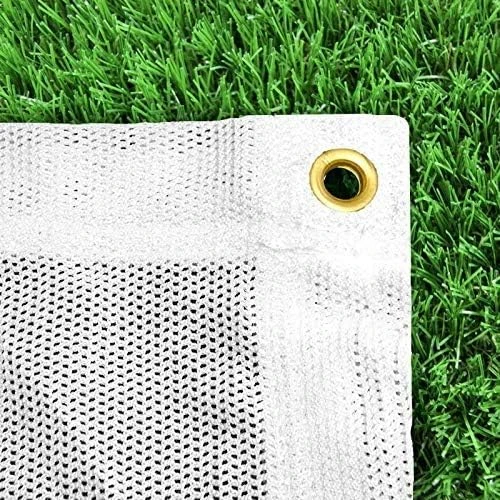 FORB Filets d’Impact pour Cages de Golf - Écrans Maille de Protection - Standard ou Qualité Tir à l’Arc (Vert/Blanc - 5 Tailles)