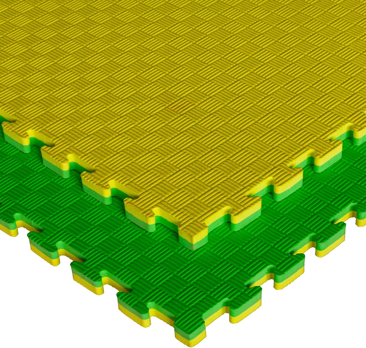 Structure Packs Tatami Puzzle pour Gym Arts Martiaux Judo - Sol Tatami Professionnel 1mx1mx25mm Finition 5 Lignes