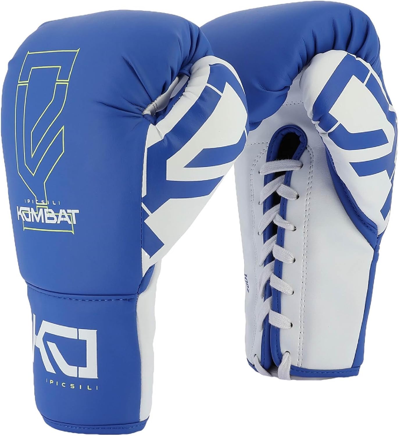 Kombat Gants de Boxe Kronos Pro Lace Up, Gants d'entraînement pour Muay Thai, MMA, Kickboxing, Unisexe
