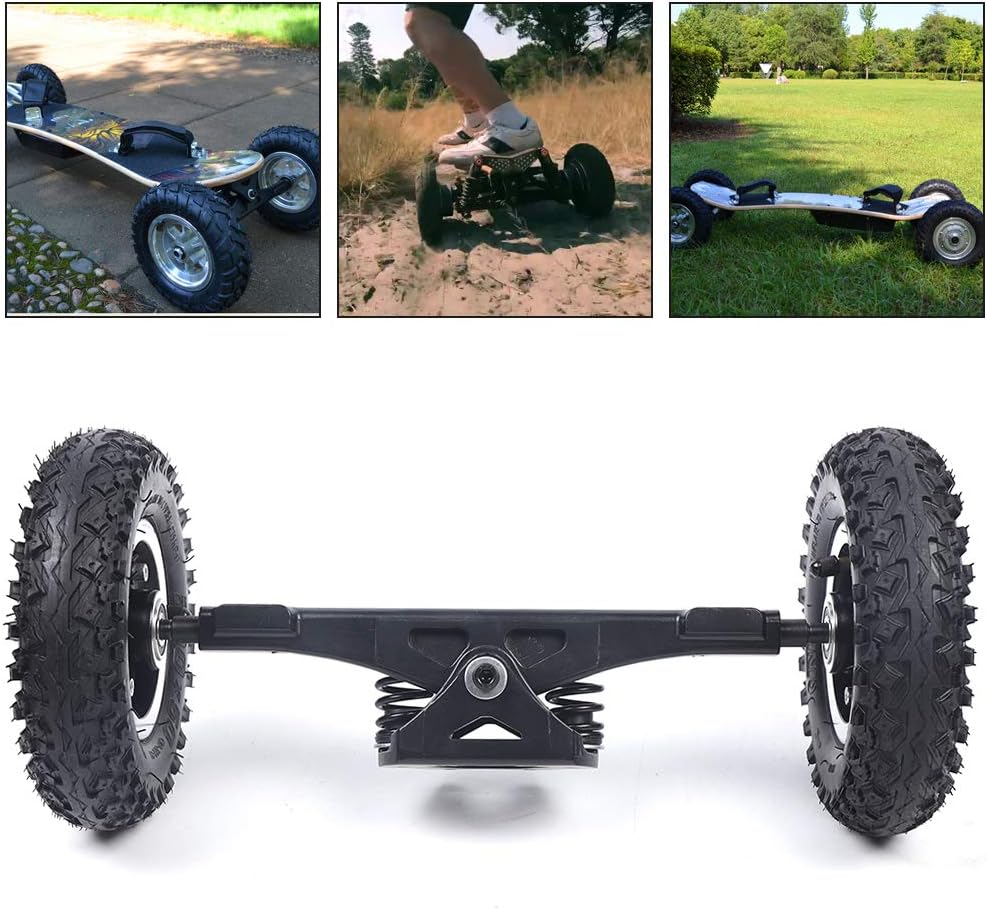 Skateboard électrique tout-terrain, roues de camion de 20,3 cm, combo, VTT, longboard