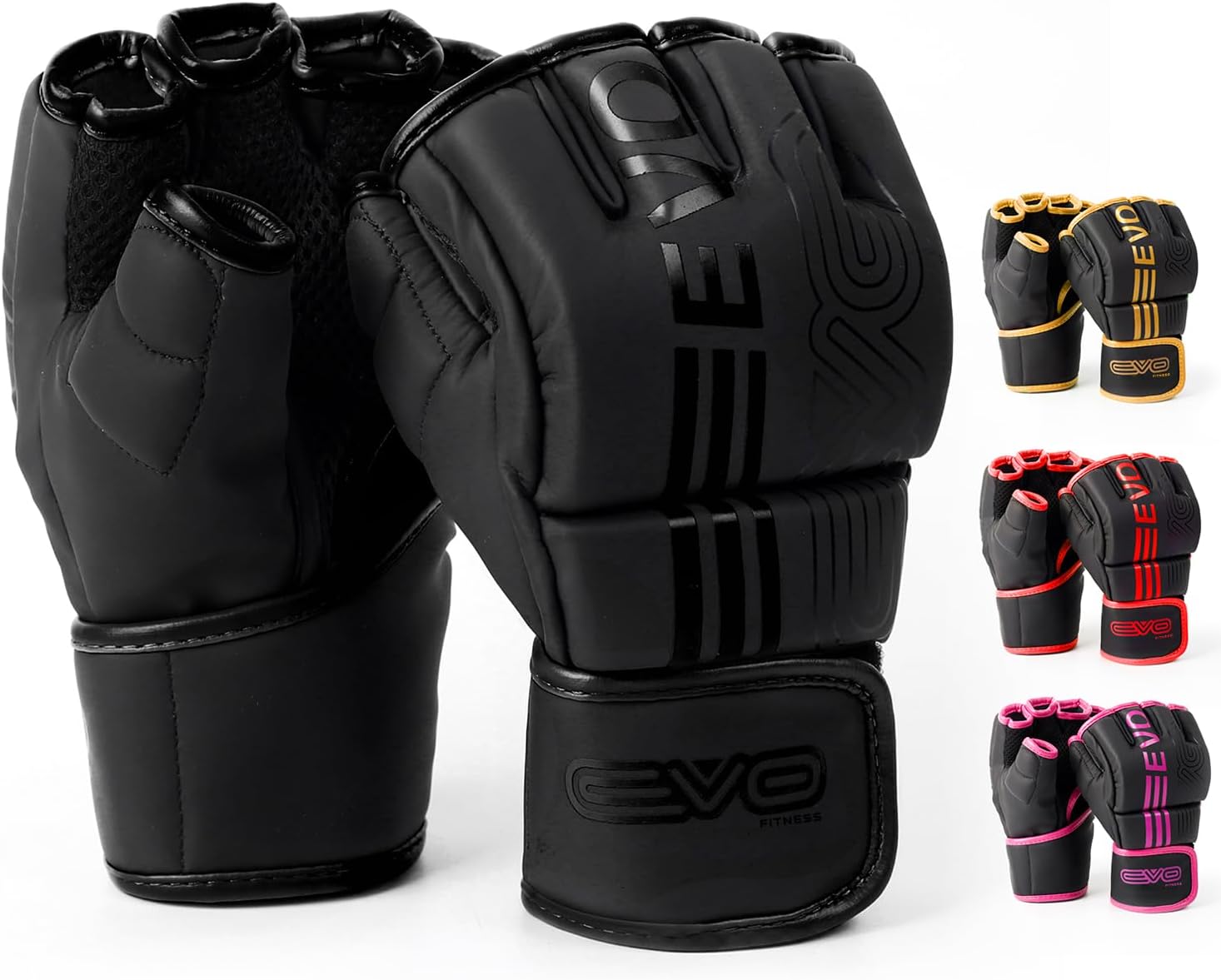 Gants MMA Mitaines d'arts Gants de Boxe Homme Femme Grappling Gant MMA Sparring Muay Thai Cage Combat Boxe Boxing Gloves Gant de MMA Protection Taekwondo Gants Karate mitaine Boxe