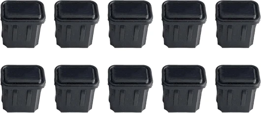 Embouts De Crosse De Hockey Sur Gazon - Embout Arrière De Crosse De Hockey, Lot De 10 Pièces, Capuchon De Crosse De Hockey En Caoutchouc, Accessoires De Crosse De Hockey Adaptés À Bauer CCM, Embouts D