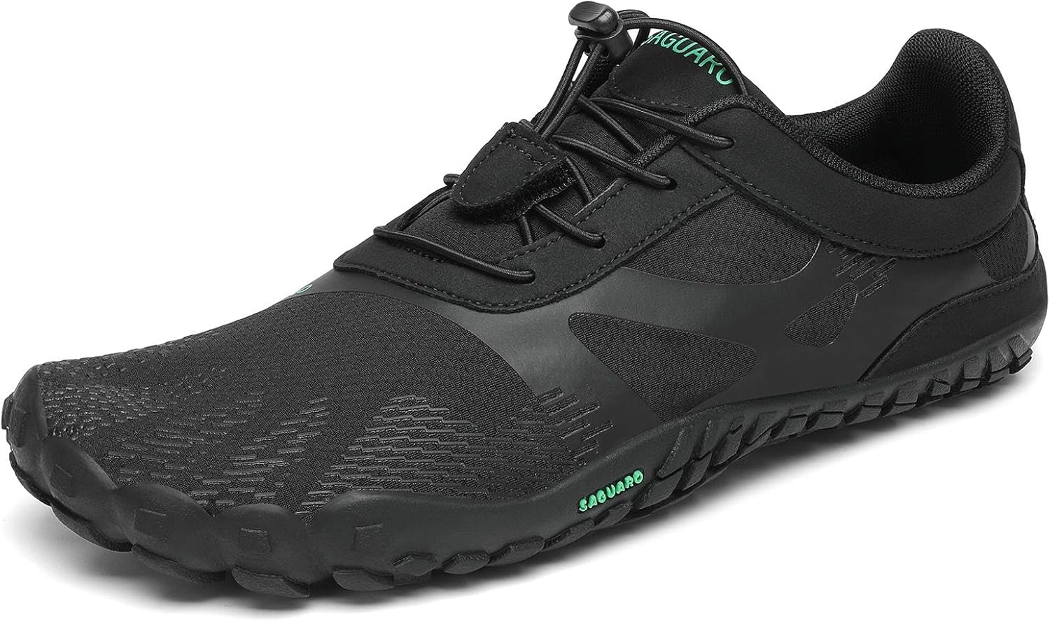 Chaussures de Trail Homme Femme Chaussures Barefoot de Fitness 38 EU Lignenoire