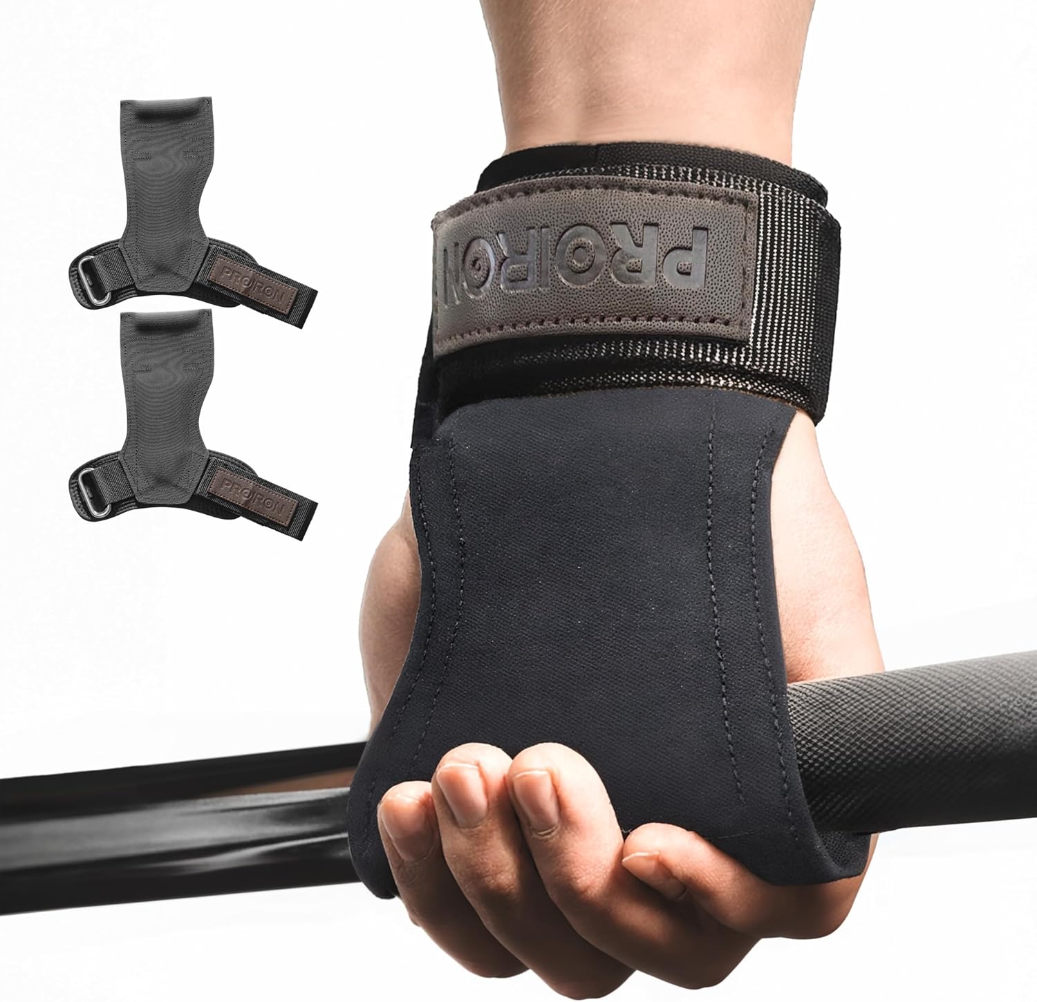 1 Paire Sangle Poignet Musculation Crochet Musculation Sangle Tirage Musculation Versa Gripps,Convient pour l’haltérophilie, Les Tractions,M/L