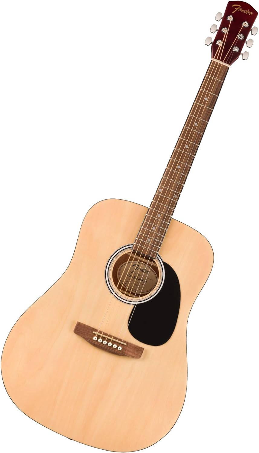Fender FA-25 Alternative Series Dreadnought Guitare Acoustique, Guitare pour Débutants, avec 2 Ans de Garantie, Couleur Naturelle