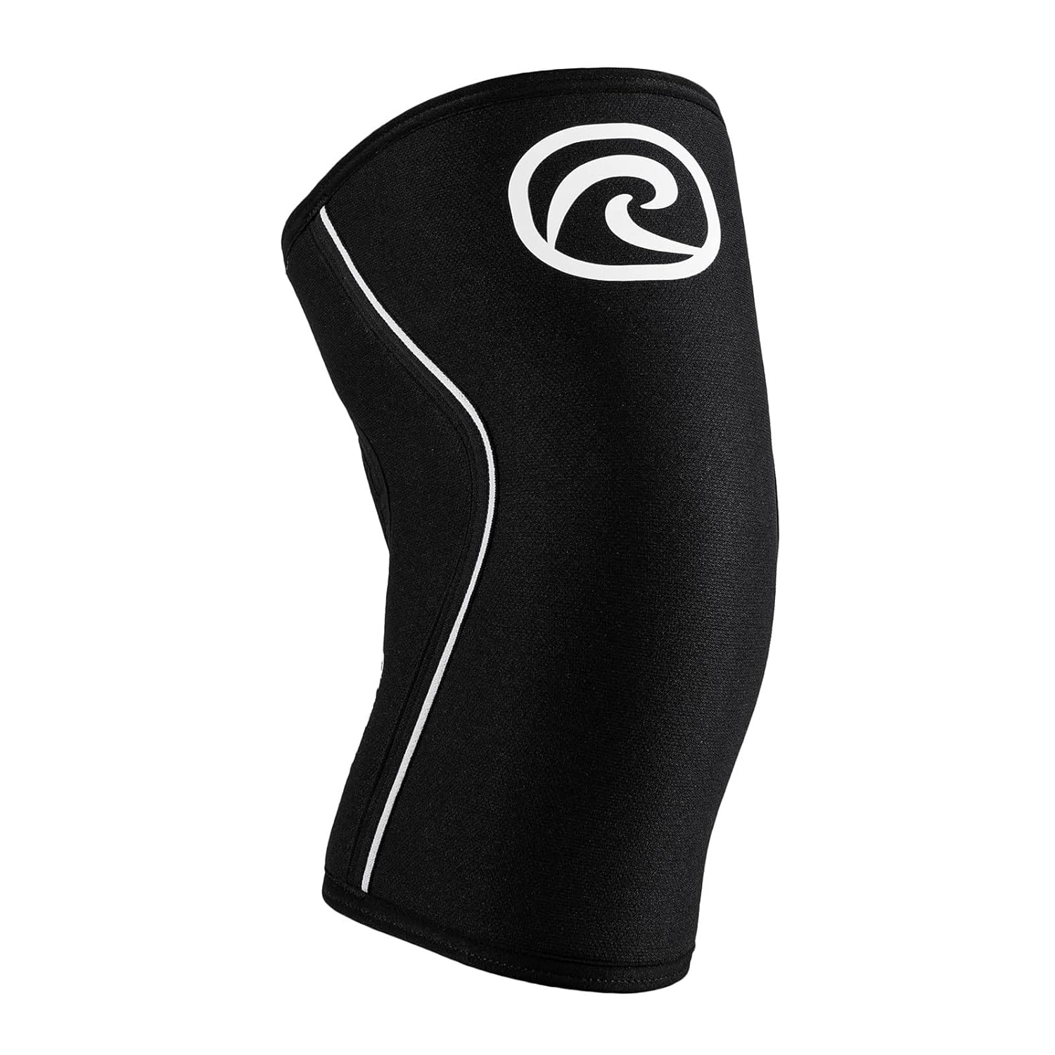 Genouillère Power Max 7mm, Bandage de genou haltérophilie, powerlifting, haute stabilité pour les genoux et les muscle, Couleur:Noir, Taille:XL
