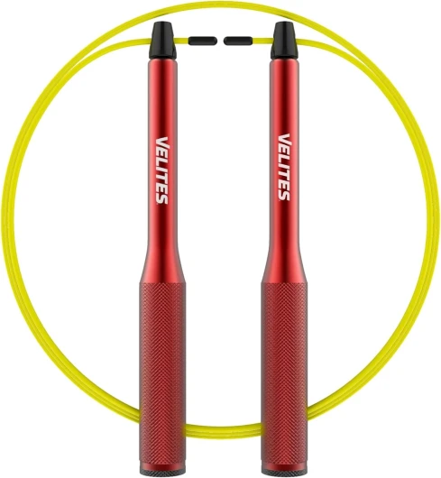 Corde à Sauter Fire 2.0 pour Crosstraining Corde de Vitesse lestée pour Double Unders [Poids Non Inclus] - Également conçue pour Le Fitness, la Boxe et Le MMA