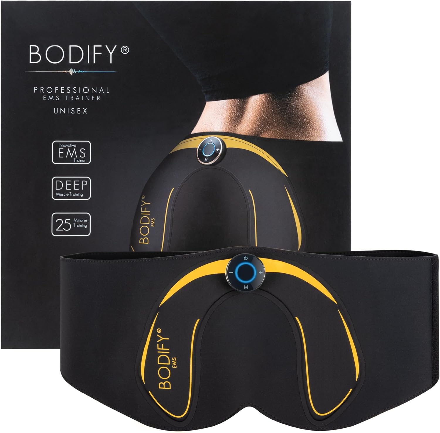 Ceinture Fessier Pro - Entraînement Fessiers EMS - Electrostimulation Musculaire - Renforcement ciblé de tes Muscles - Unisexe - L’Original