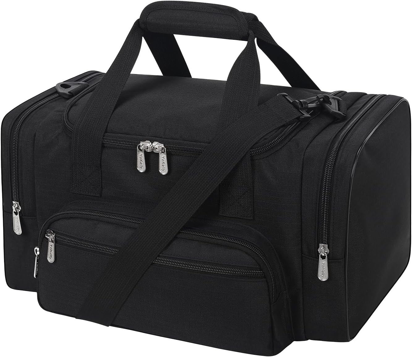 Petit Sac de Sport, Sac de Fitness 25L, Sac de Voyage à Emporter avec Vous pour Les Voyages de Weekend (Noir, 25L)