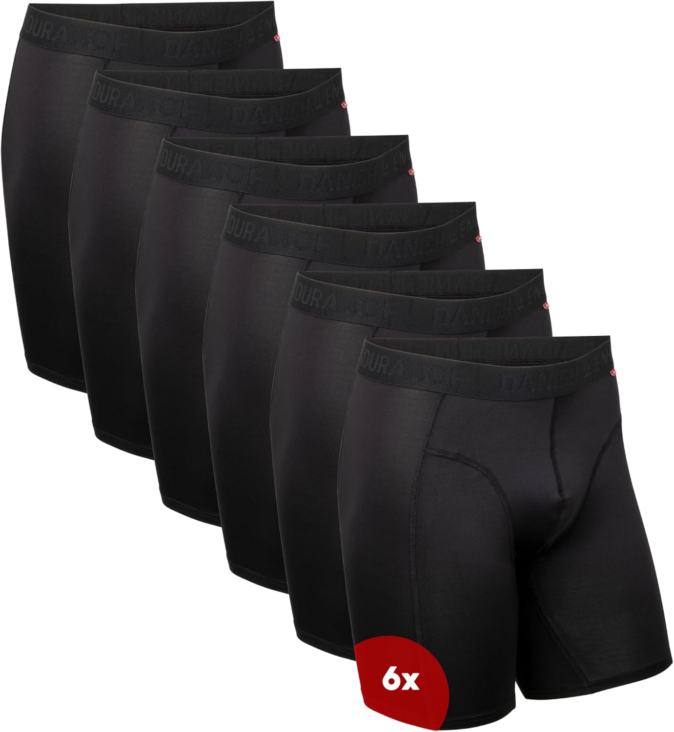 Boxer Homme Sport Respirants et Doux, Anti-Frottement, Lot de 6 - Boxers Homme, Boxer Homme Coton, Caleçon Homme
