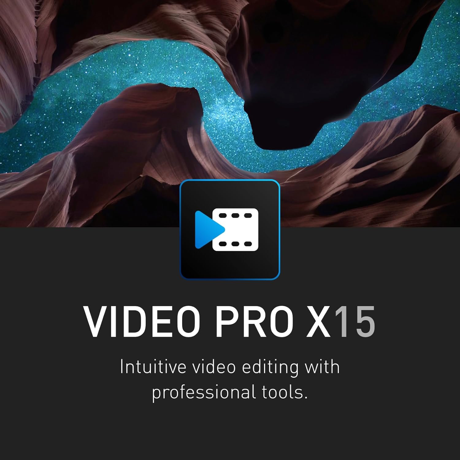 Video Pro X15 : Montage vidéo intuitif pour utilisateurs avancés - Programme de montage vidéo - Editeur vidéo - Windows 10 / 11 - Licence de téléchargement pour 1 PC