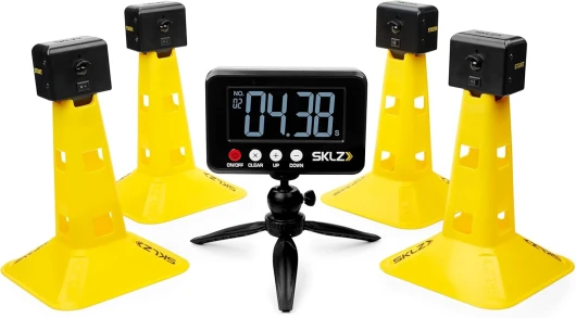 Barrières L'entraînement de Vitesse pour Le Sport et L'athlétisme Entraîneur Mixte, Jaune, Taille Unique