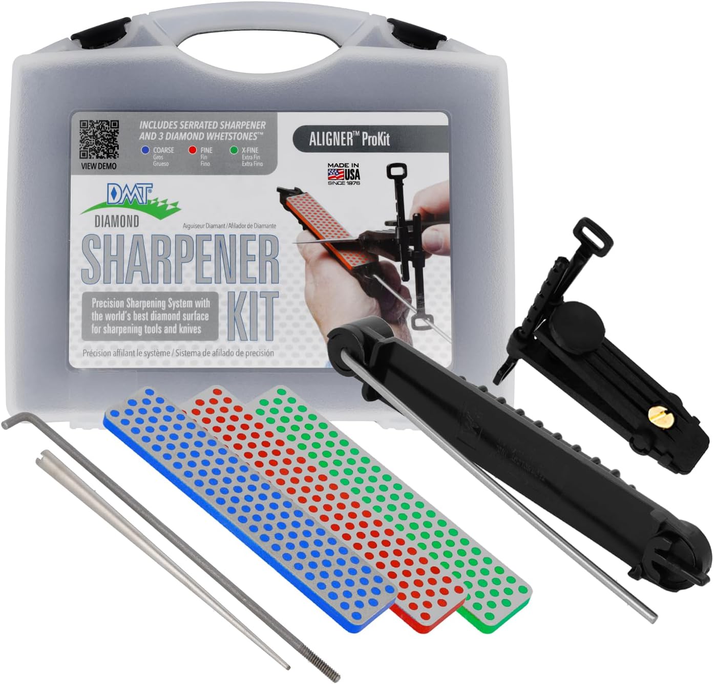 Système d’aiguisage Aligner Pro Kit DMT, A-PROKIT