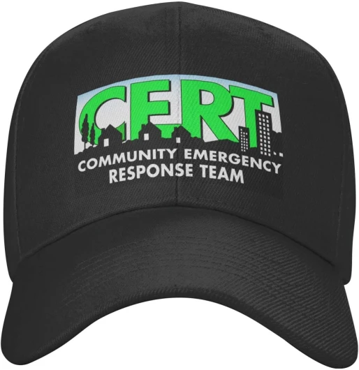 Casquette Baseball Équipe d'intervention d'urgence De La Communauté Cert Anti UV Chapeau De Golf Confortable Casquettes De Baseball pour Sportive Camping Outdoor