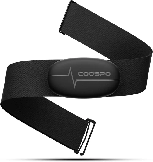 H6 Capteur de Frequence Cardiaque Bluetooth Ant+, Moniteur Frequence Cardiaque ECG/EKG, Compatible avec Wahoo, Adidas, Coosporide, Polar Beat, Kinomap et Plus Encore
