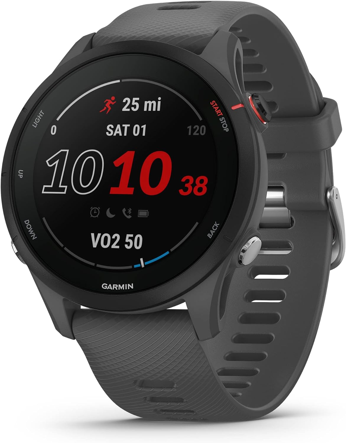 Forerunner 255 - Montre GPS Multisports connectée de Running – Gray - Boîtier 46 mm