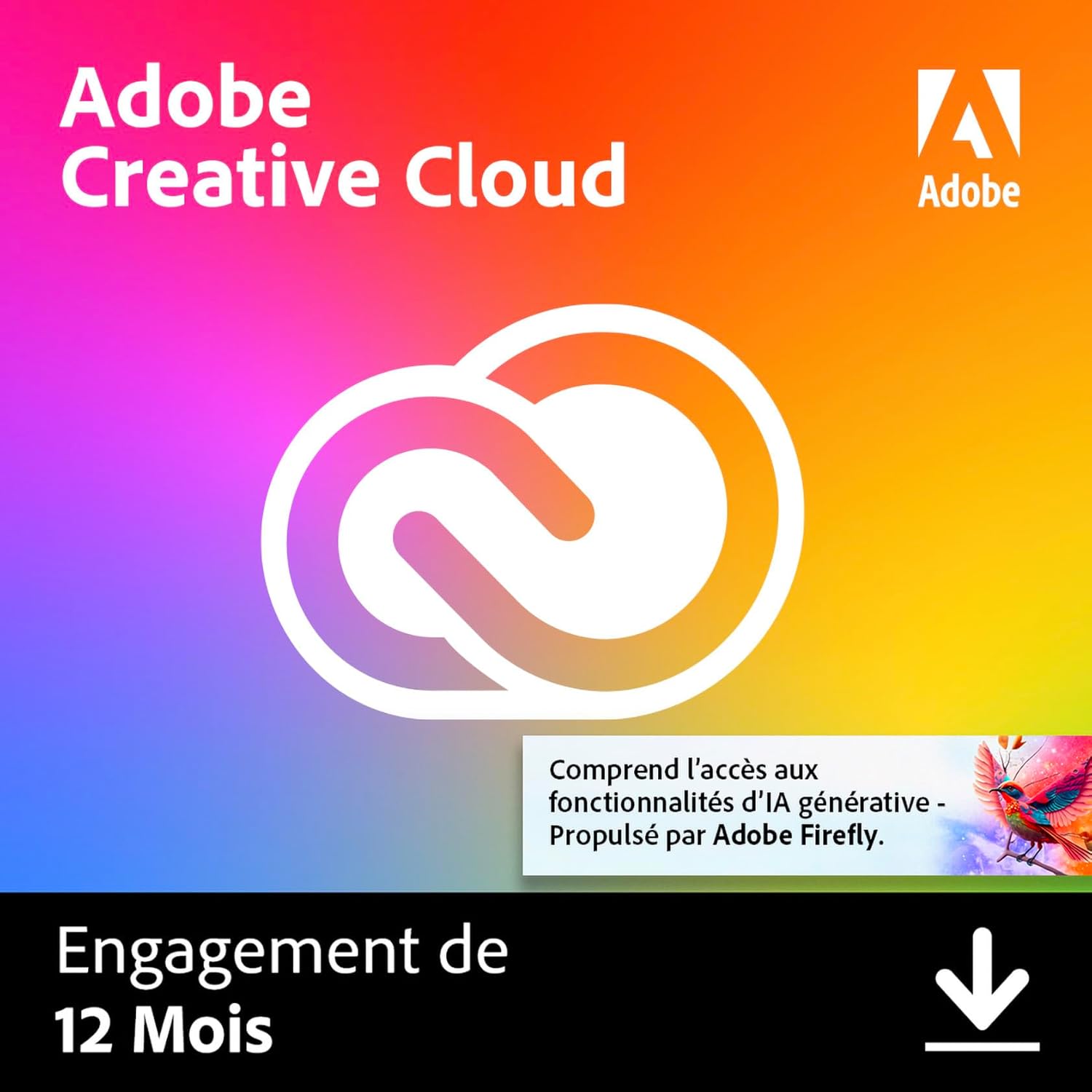 Creative Cloud All Apps - 1 an - PC/Mac - Téléchargement