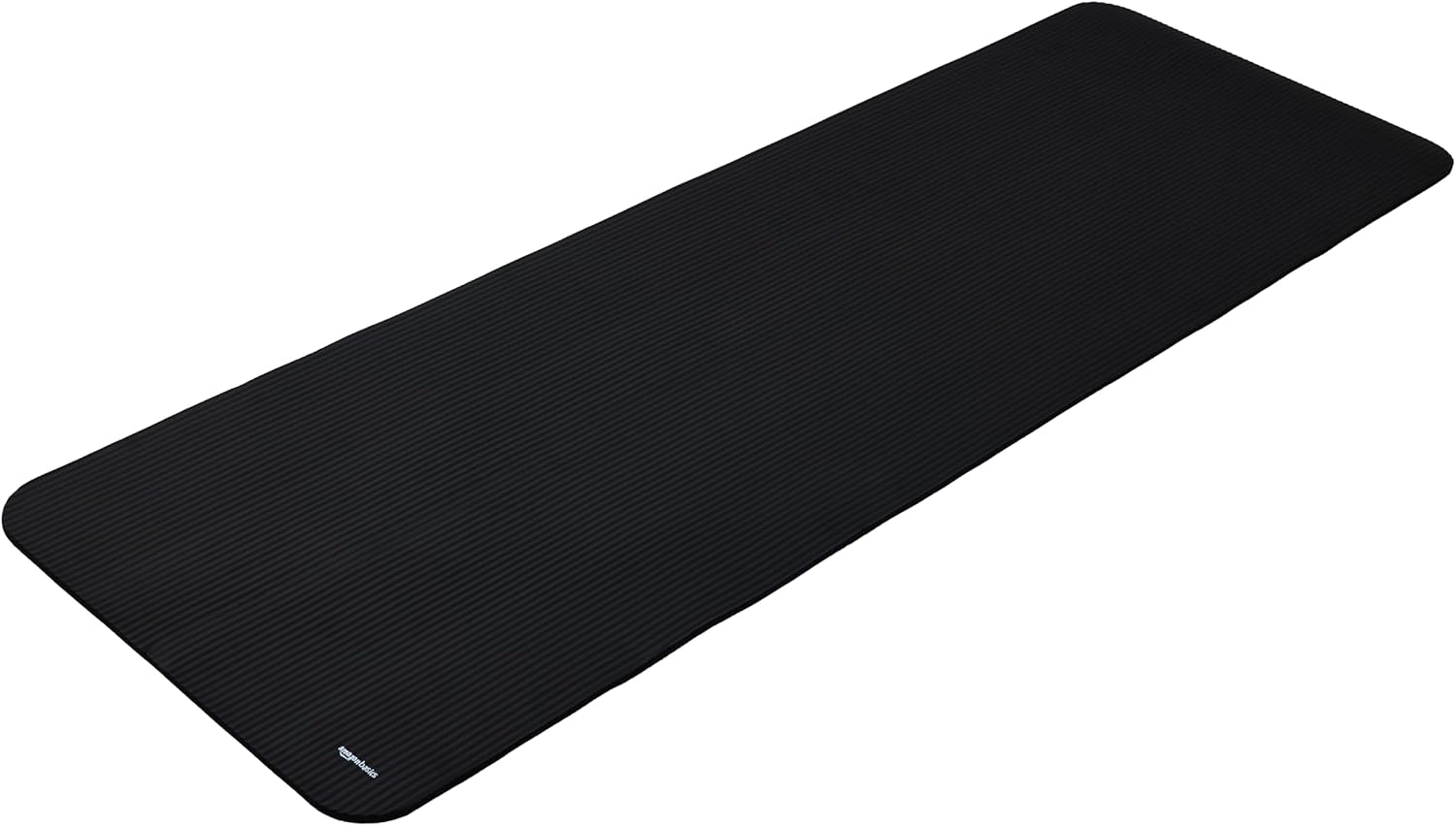 Tapis de yoga, antidérapant, très épais, d'exercice Pilates, 183 x 61 x 1 cm, Noir