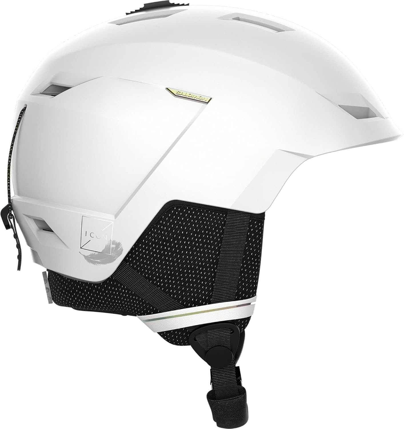 Icon LT Casque de Ski pour Femme, Idéal pour le Ski et le Snowboard S (53-56 cm) Blanc