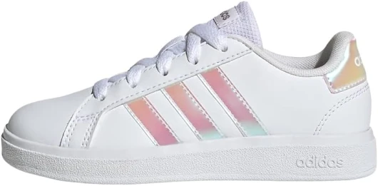 Mixte Enfant Grand Court Lifestyle Lace Tennis Shoes Chaussures
