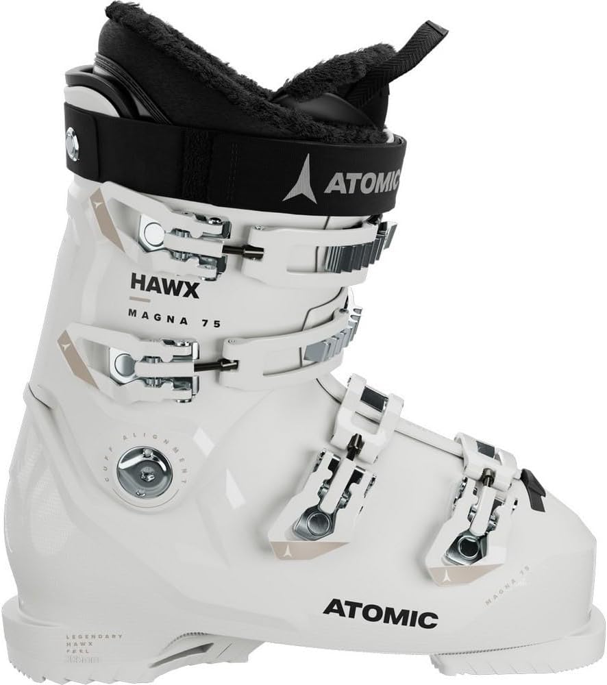 ATOMIC HAWX Magna 75 W Chaussure de Ski Femme, White/Black, 24/24.5