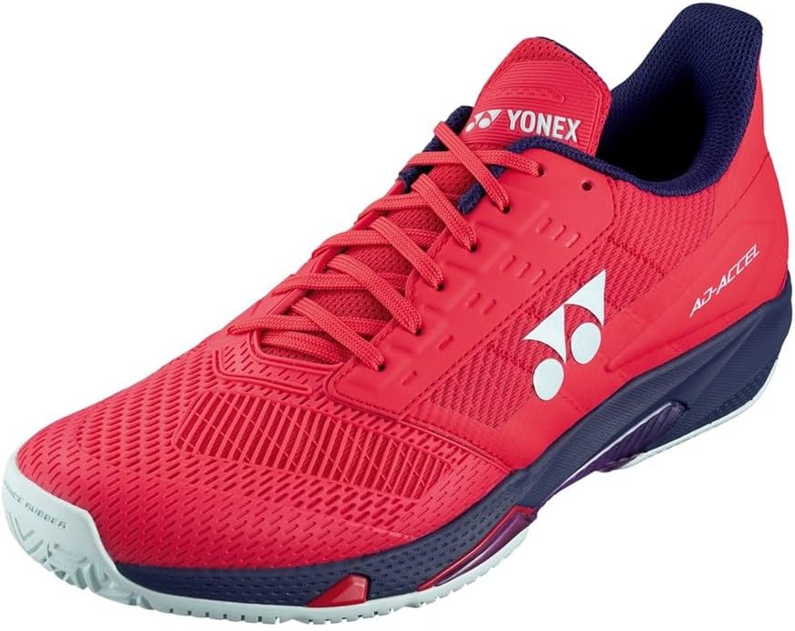 YONEX Hommes Ad Accel AC Chaussures De Tennis Chaussures Toutes Surfaces Corail - Bleu Foncé