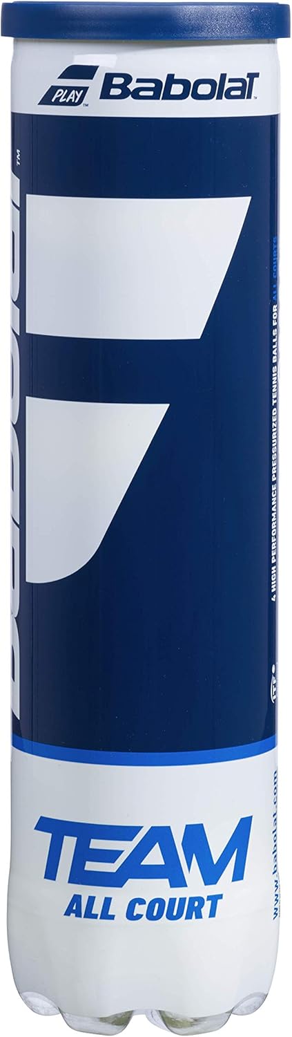 Team All Court, Tube de 4 Balles de Tennis Taille unique