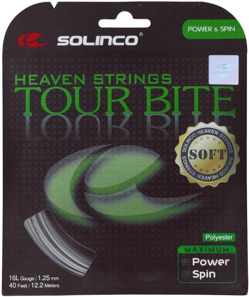 Solinco Bite saitenset Tour Soft-Argent - 0555220121900010 12,2 m 12.2 m Argent
