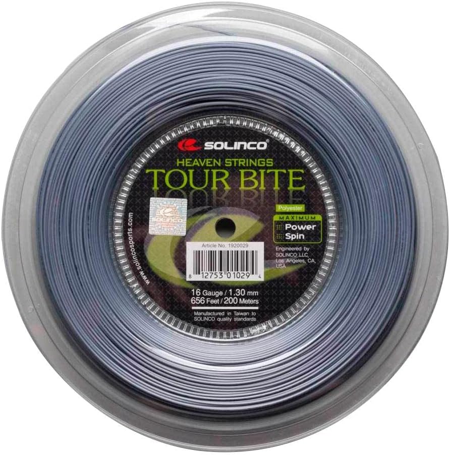 Solinco Tour Bite - Bobine de cordage pour raquette de tennis