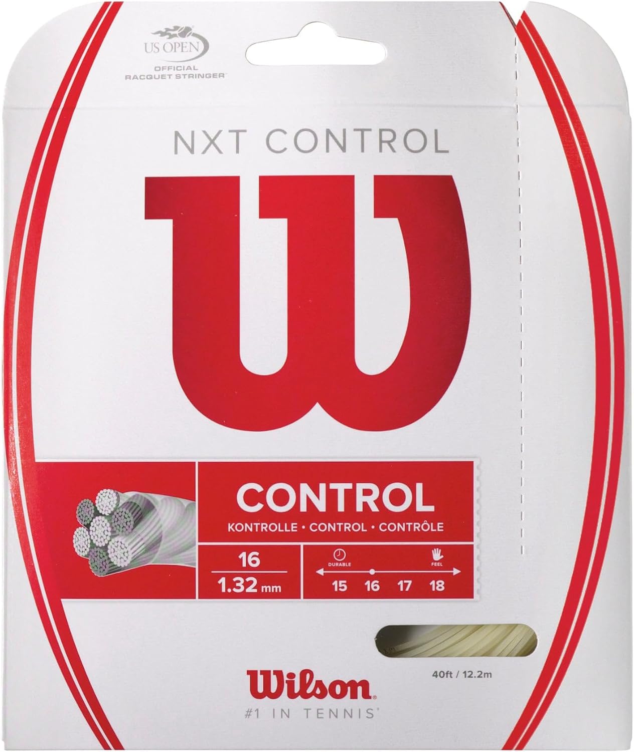 NXT Tennis Racket String Nxt Control 16 Natural
