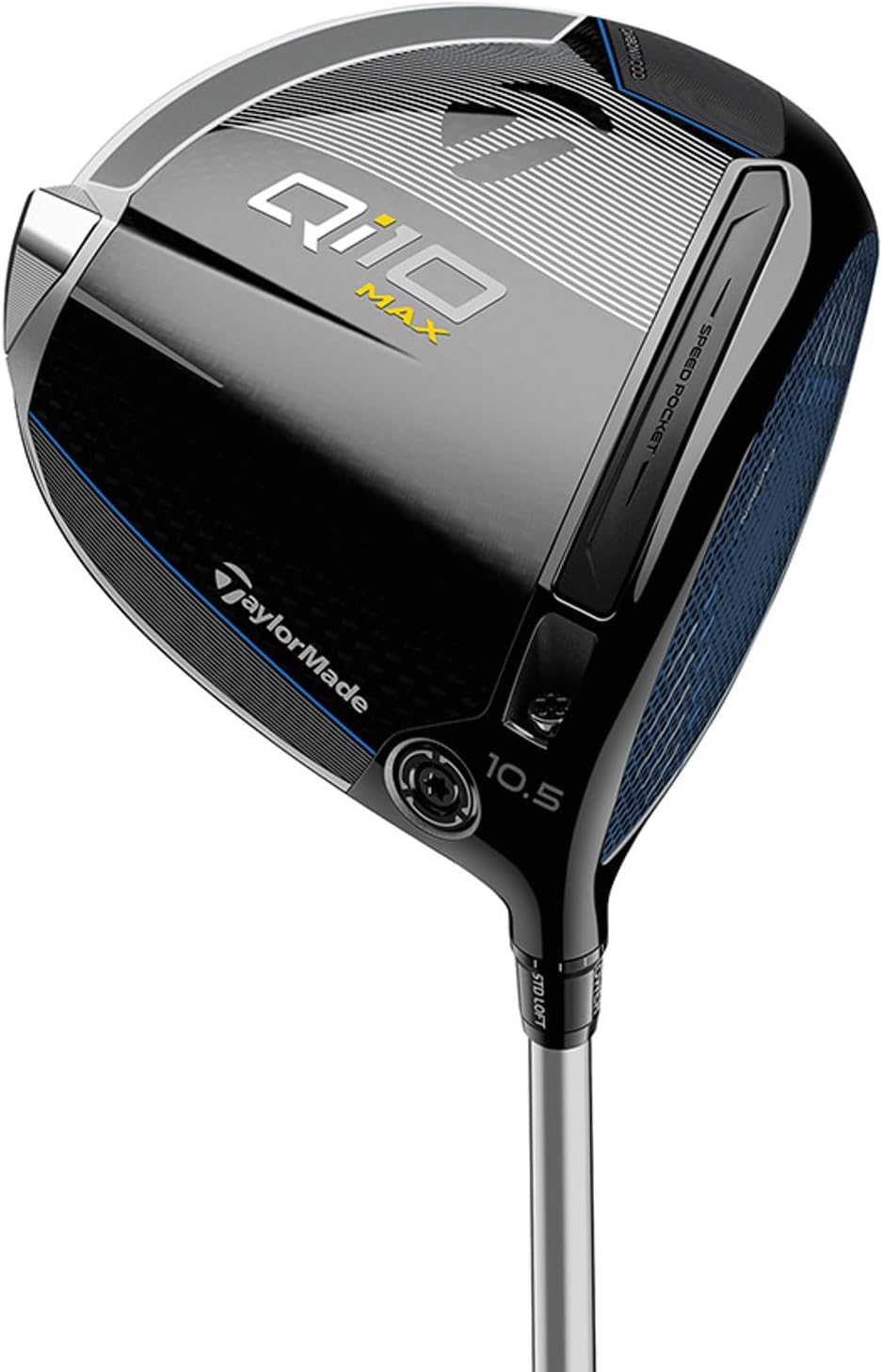TaylorMade Driver Pilote Qi10 Max pour Hommes, Argenté