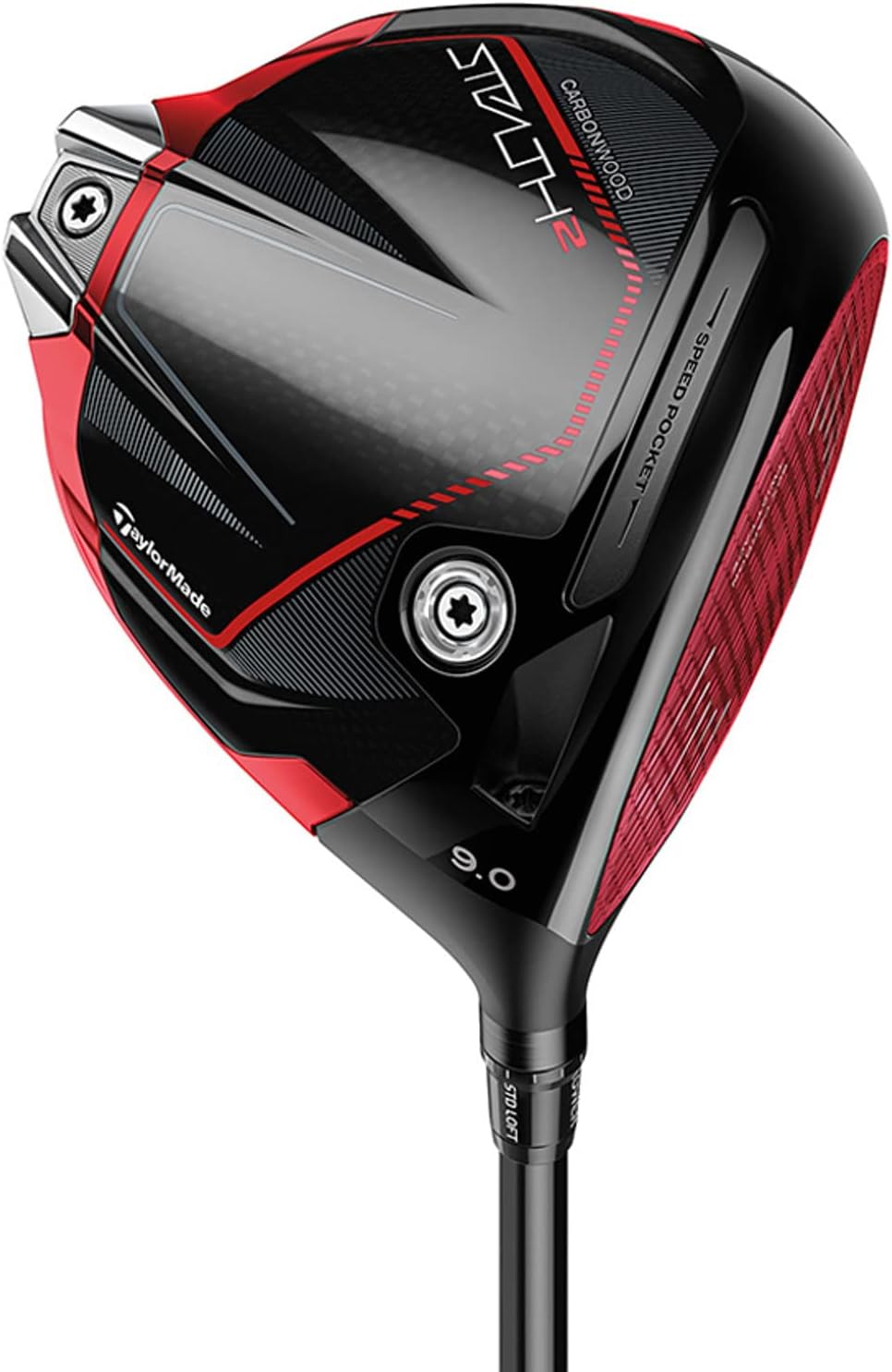 TaylorMade Stealth 2 Driver Homme, Noir/Blanc, 121.92 Centimeters