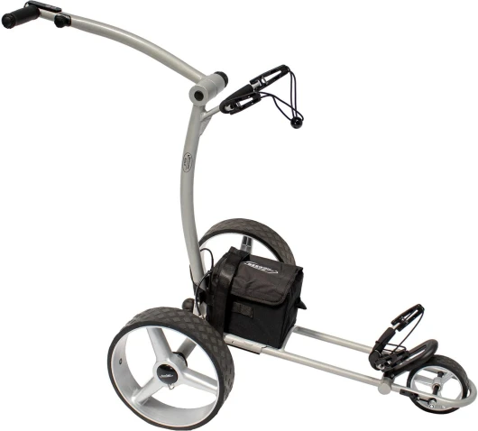 BeeGon Golf Chariot de Golf électrique GT-X400 Pro Gris Argenté avec Batterie au Plomb 33 Ah