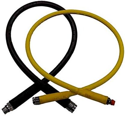 Apeks Hose Jaune 200 cm en Caoutchouc synthétique pour DST Series avant 2007