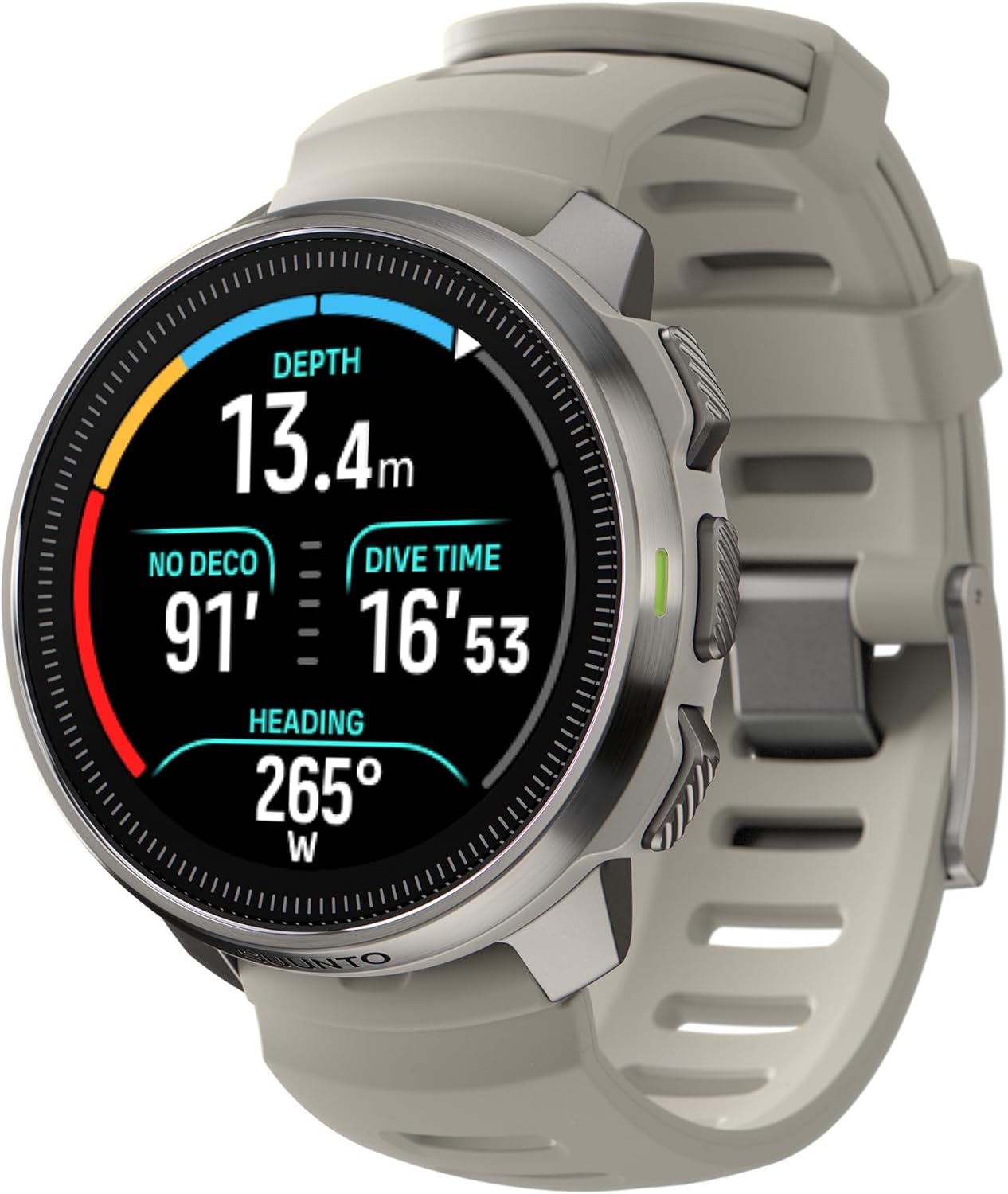 Ocean Ordinateur de Plongée Montre de Sport, Écran AMOLED, 10ATM/7 Bar, GPS GNSS Bi-Bande Carte Hors Ligne, 95+ Sports, Tracker d'Activités, Cardiofréquencemètre, 60H d'Autonomie en Mode Dive Sand
