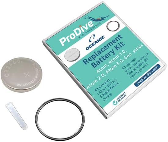 Scuba orings Oceanic Atom Geo Series Kit de Batterie pour Ordinateur de plongée