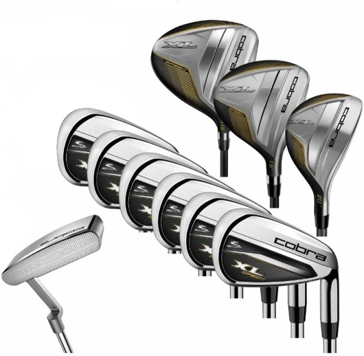 COBRA Set Right Handed Ensemble de Golf pour droitier pour Hommes, Argenté, XL