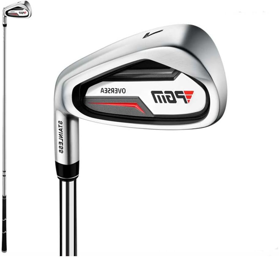 Fer de Golf pour gaucher ou droitier - Jeu de Golf n ° 7 Fer de Club de Golf avec Manche en Carbone/Acier - Pratique de Golf