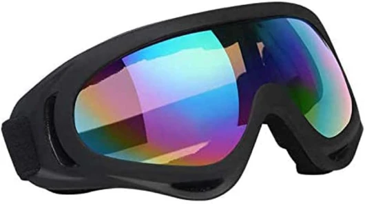 Vicloon Lunettes de Ski Masques Snowboard,Motoneige Moto Lunettes Ski Goggles Protection Lunettes Lens Anti-poussière, UV Protection,Anti-Buée, Coupe-Vent pour Garçons et Filles, Hommes & Femme 1pcs