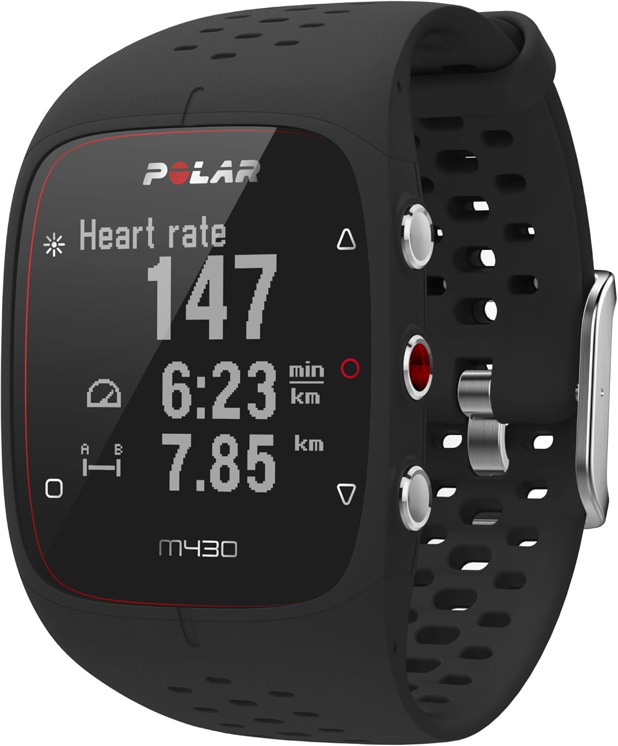M430 - Montre Running GPS avec suivi de la Fréquence Cardiaque - Noir - Taille M-L