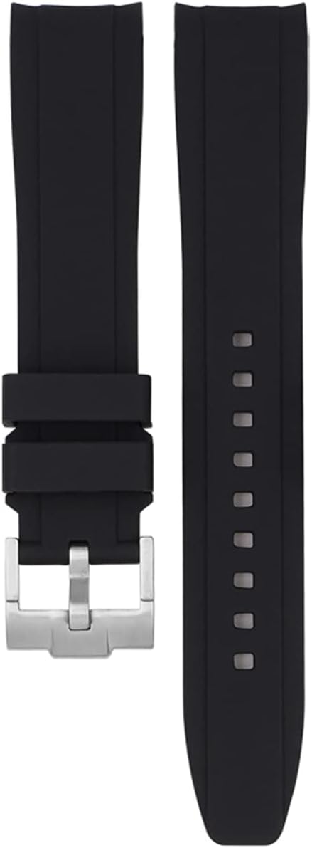 BBZ 20mm strap compatible avec Omega X Swatch Moon Watches,GLOBEMASTER 39MM,AQUA TERRA 150M 40MM,SEAMASTER 300 41mm,DIVER 300M 42mm,MOONWATCH 42MM black 20MM