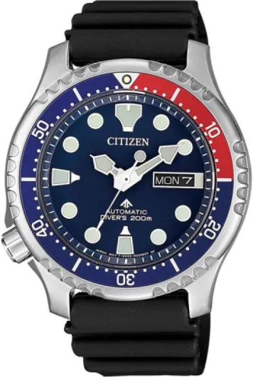 Montre de plongée NY0086-16LE, Noir