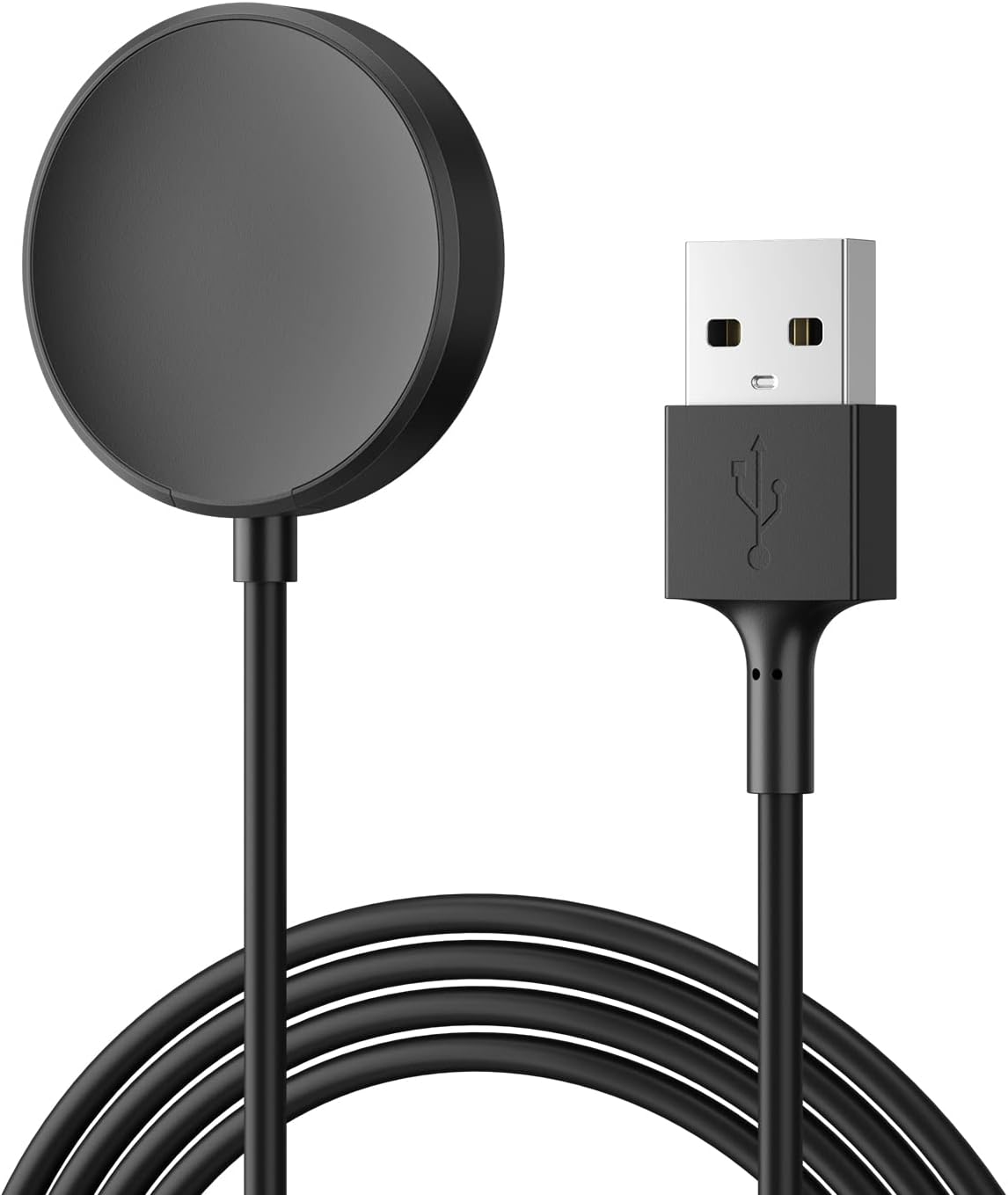 Wanme Chargeur Compatible avec Samsung Galaxy Watch 8/8 Classic/7/FE/ULTRA/6/6 Classic/5/5 Pro/4/4-Classic/3/Active 2/Active, 100cm Câble USB Remplcmet pour Samsung Watch 100cm-Noir