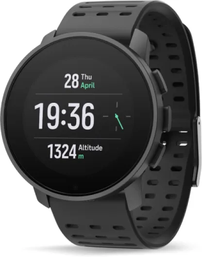 9 Peak Pro Montre Sport Homme Femme, 95+ Sports, Tracker d'Activités GPS, Smartwatch Soins de Santé 24/7, Cardiofréquencemètre, Altimètre, Baromètre, 21 Jours d'Autonomie Tout noir(All Black) 9 Peak Pro